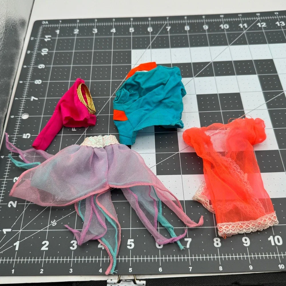 Barbie Doll Clothing Lot Kids Vintage Hong Kong 80s Mix 4pc